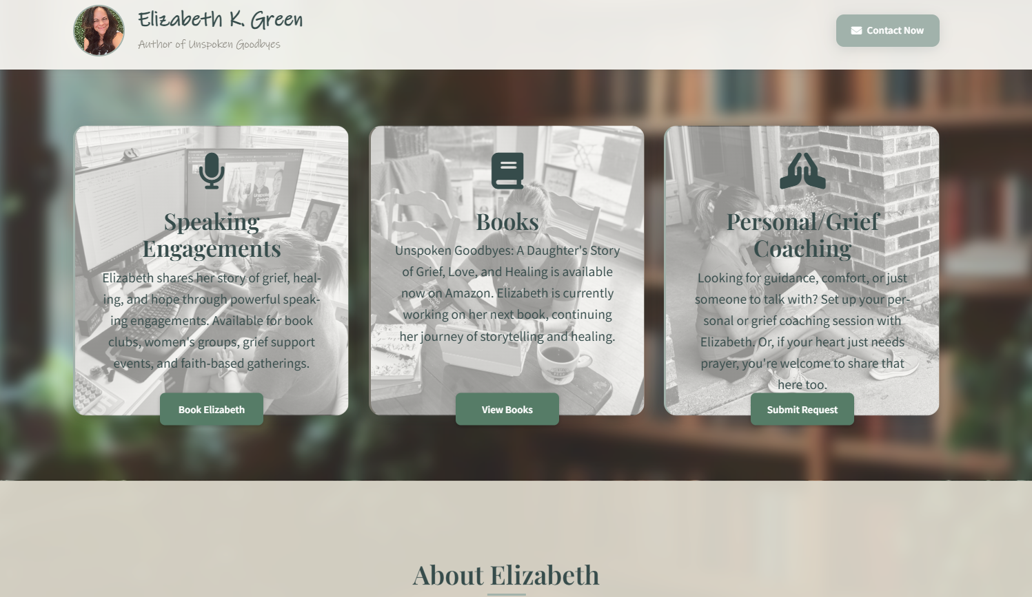 Author Landing Page